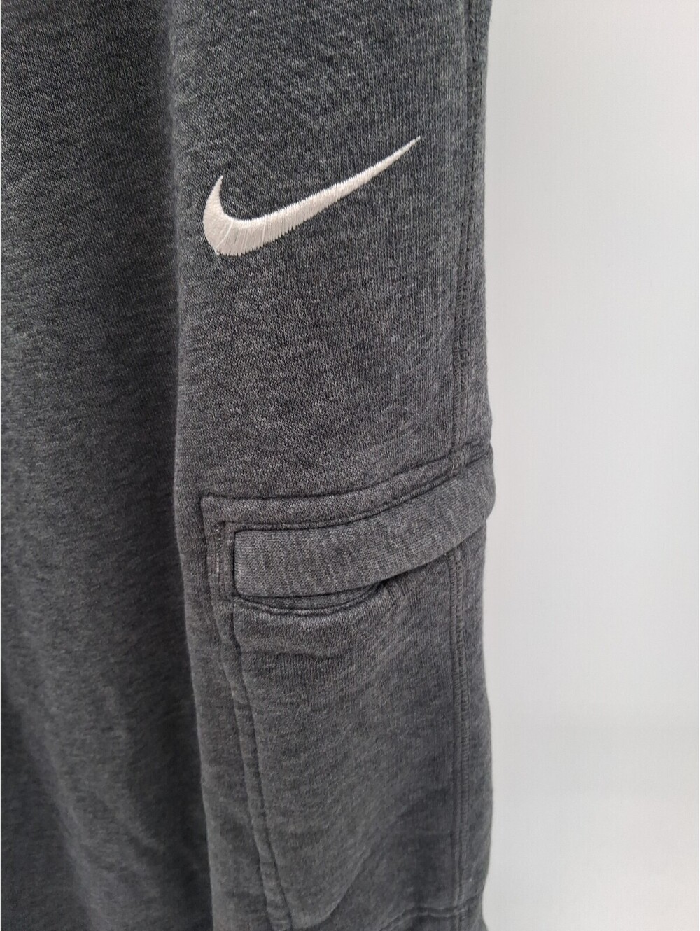Nike Sweatpants Mens Large Gray Cargo Pocket Gym Training Casual Lounge Pants - Picture 7 of 10